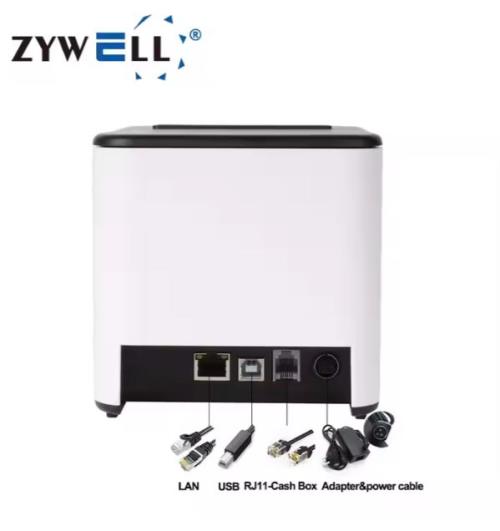 Zywell ZY-Q821 Thermal Usb + Ethernet 230 Mm/sn 203dpı Fiş Yazıcı  USB+ETH TERMAL FİŞ YAZICI 80mm